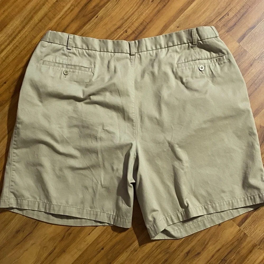 Puritan Men's Khaki Pleated Shorts Size 48